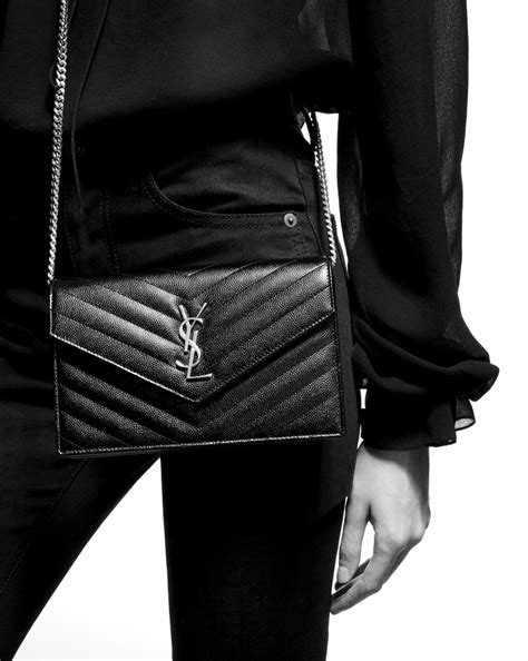 yves saint laurent envelope chain wallet|ysl woc.